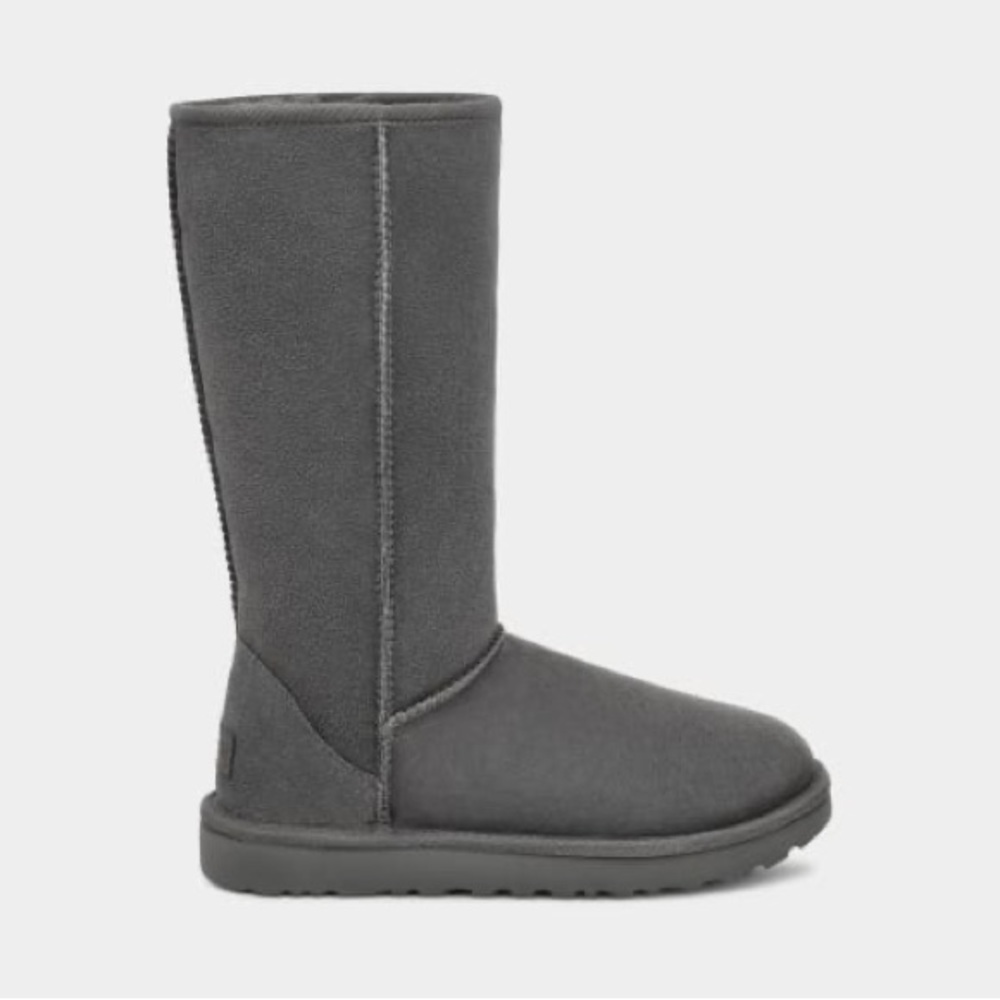 Tall Grey Ugg Boots Size 12 women’s